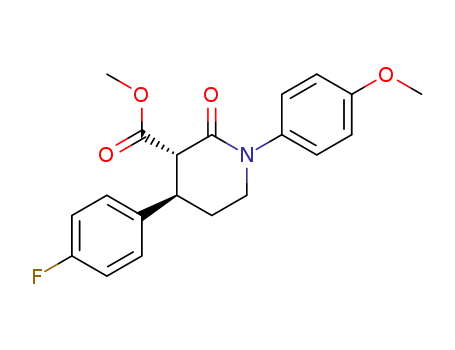 (3S,4R)-4-(4-fluorophenyl)-1-(4-methoxyphenyl)-2-oxopiperidin-3-carboxylic acid methyl ester