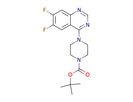 4-(6,7-difluoro-4-quinazolinyl)-1-piperazinecarboxylic acid tert-butyl ester