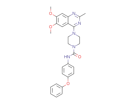 4-(6,7-Dimethoxy-2-methyl-4-quinazolinyl)-N-(4-phenoxyphenyl)-1-piperazinecarboxamide