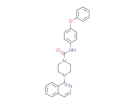 4-(1-isoquinolyl)-N-(4-phenoxyphenyl)-1-piperazinecarboxamide