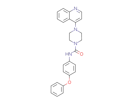 4-quinolin-4-yl-piperazine-1-carboxylic acid (4-phenoxy-phenyl)-amide