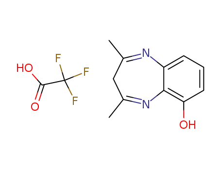 6-hydroxy-2,4-dimethyl-3H-benzo[b][1,4]diazepin-1-ium trifluoroacetate