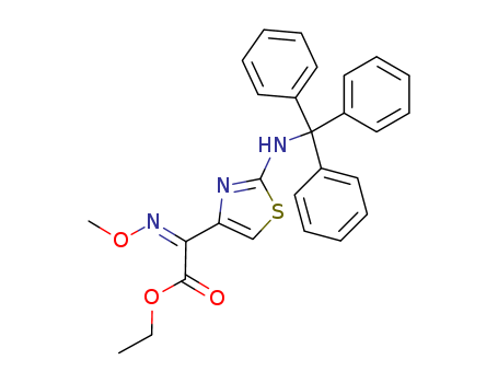 ethyl (Z)-alpha-(methoxyimino)-2-(tritylamino)thiazol-4-acetate(64485-89-8)