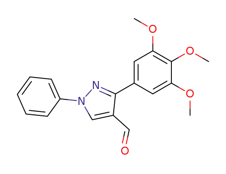 3-(3,4,5-trimethoxyphenyl)-1-phenyl-1H-pyrazole-4-carbaldehyde