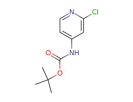 Molecular Structure of 234108-73-7 (4-AMINO-2-CHLOROPYRIDINE, N-BOC PROTECTED 98)