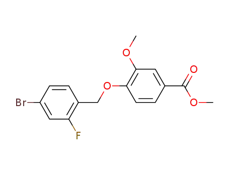 4-(4-bromo-2-fluoro-benzyloxy)-3-methoxy-benzoic acid methyl ester