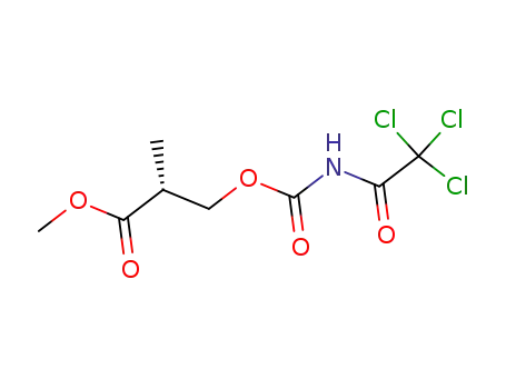 (R)-2-Methyl-3-(2,2,2-trichloro-acetylcarbamoyloxy)-propionic acid methyl ester