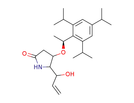 5-(1-hydroxyallyl)-4-((S)-1-(2,4,6-triisopropylphenyl)ethoxy)pyrrolidin-2-one