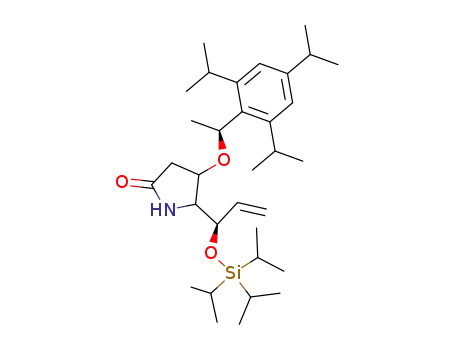 4-((S)-1-(2,4,6-triisopropylphenyl)ethoxy)-5-((R)-1-(triisopropylsilyloxy)-allyl)-pyrrolidin-2-one