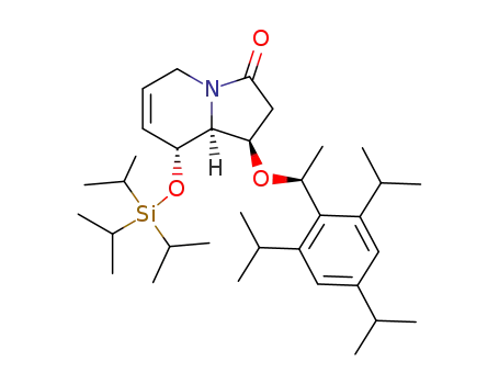 (1R,8R,8aS)-1-((S)-1-(2,4,6-triisopropylphenyl)ethoxy)-8-(triisopropylsilyloxy)-8,8a-dihydroindolizin-3(1H,2H,5H)-one