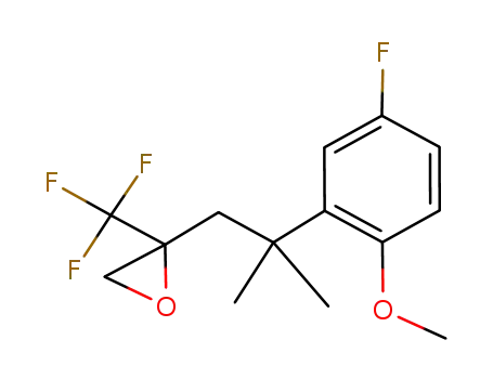 2-[2-(5-fluoro-2-methoxyphenyl)-2-methylpropyl]-2-(trifluoromethyl)oxirane