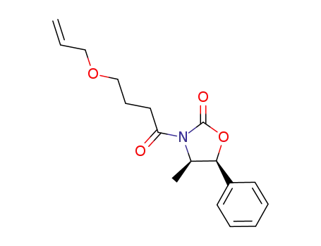 (4R)-methyl-(5S)-phenyl-3-(4-propenyloxy)butanoyloxazolidin-2-one