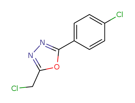 2-(chloromethyl)-5-(4-chlorophenyl)-1,3,4-oxadiazole