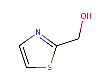 Molecular Structure of 14542-12-2 (1,3-Thiazol-2-ylmethanol)