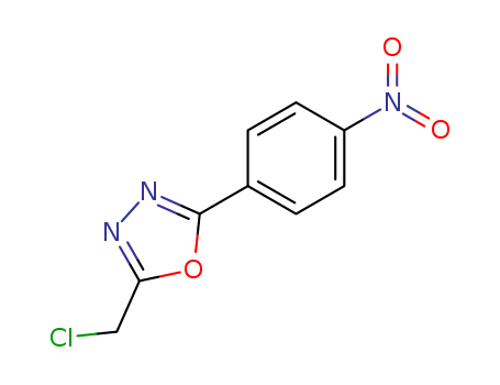2-(Chloromethyl)-5-(4-nitrophenyl)-1,3,4-oxadiazole