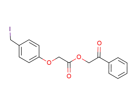 (4-iodomethylphenoxy)acetic acid 2-oxo-2-phenylethyl ester