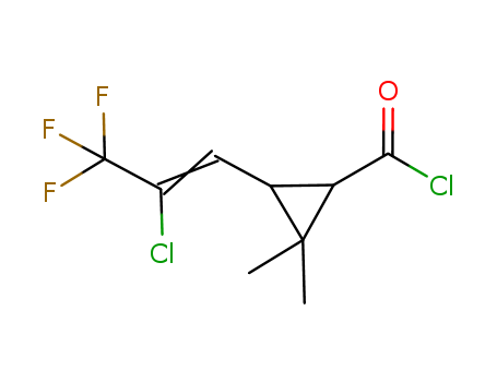 Cyclopropanecarbonylchloride, 3-(2-chloro-3,3,3-trifluoro-1-propen-1-yl)-2,2-dimethyl-
