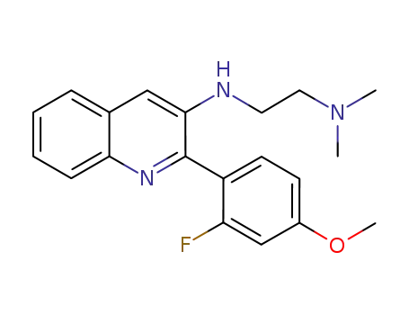 N-[2-(dimethylamino)ethyl]-2-(2-fluoro-4-methoxyphenyl)quinolin-4-amine