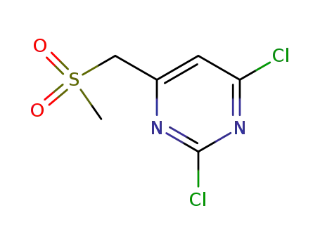 2,4-dichloro-6-((methylsulfonyl)methyl)pyrimidine