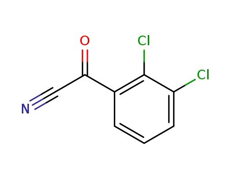 Molecular Structure of 77668-42-9 (2,3-Dichlorobenzoylcyanide)
