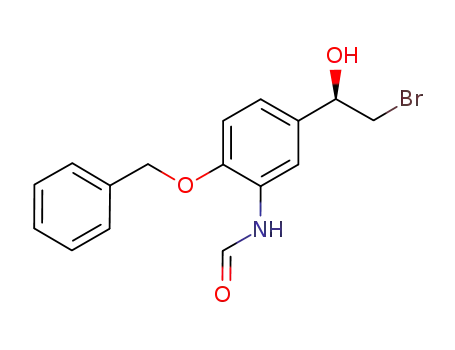 N-[5-((1R)-2-bromo-1-hydroxyethyl)-2-(phenylmethoxy)phenyl]carboxamide
