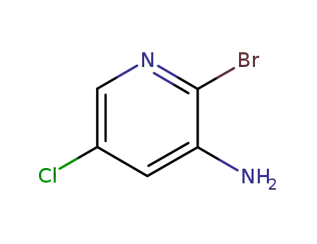 Molecular Structure of 90902-83-3 (3-AMINO-2-BROMO-5-CHLOROPYRIDINE)