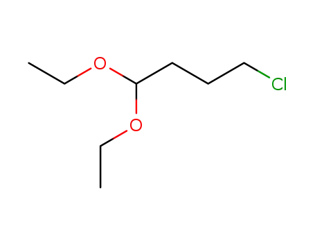 Molecular Structure of 6139-83-9 (4-Chlorobutanal diethyl acetal)