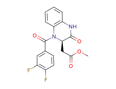 methyl [(2R)-1-(3,4-difluorobenzoyl)-3-oxo-1,2,3,4-tetrahydroquinoxalin-2-yl]-acetate