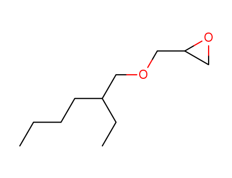 2461-15-6,2-Ethylhexyl glycidyl ether,Oxirane,[[(2-ethylhexyl)oxy]methyl]- (9CI);Propane, 1,2-epoxy-3-[(2-ethylhexyl)oxy]-(6CI,7CI,8CI);1-(2-Ethylhexyloxy)-2,3-epoxypropane;Oxirane,2-[[(2-ethylhexyl)oxy]methyl]-;Adeka Glycilol ED 518;Adeka Glycilol ED 518S;Denacol EX 12;Denacol EX121;ED 518;Epiol EH;Epodil 746;Epodil 747;Glycidyl 2-ethylhexyl ether;Grilonit 1807-41;Heloxy 116;Heloxy MK 116;JX 014;Laproxid 301;NSC 252154;[[(2-Ethylhexyl)oxy]methyl]oxirane;