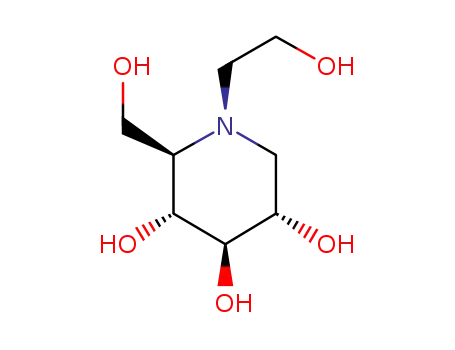 Molecular Structure of 72432-03-2 (Miglitol)