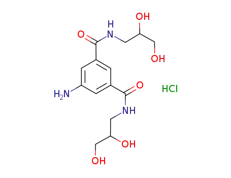 Molecular Structure of 203515-86-0 (5-Amino-N,N'-bis(2,3-dihydroxypropyl)isophthalamide)