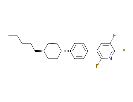 2,3,6-trifluoro-5-[4-(trans-4-pentylcyclohexyl)phenyl]-pyridine