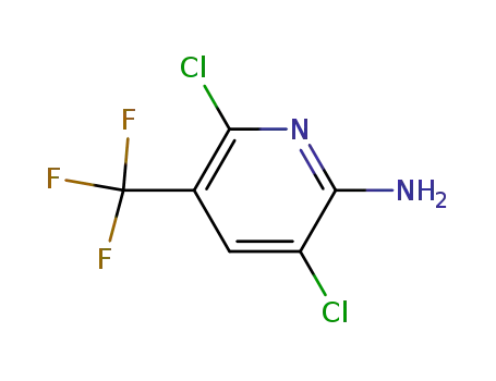 3,6-dichloro-5-(trifluoromethyl)pyridin-2-amine