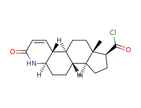 3-oxo-4-aza-5α-androst-1-ene-17β-carboxylic acid chloride