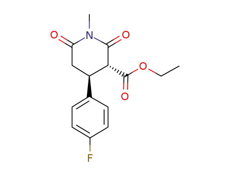 (3R,4S)-3-ethoxycarbonyl-4-(4-fluorophenyl)-N-methylpiperidine-2,6-dione