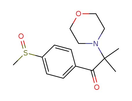 2-methyl-1-[4-(methylsulfinyl)-phenyl]-2-morpholinopropan-1-one