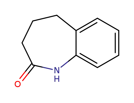 Molecular Structure of 4424-80-0 (1,3,4,5-Tetrahydro-2H-1-benzazepin-2-one)