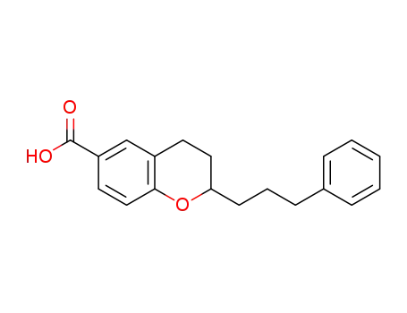 2-(3-phenylpropyl)-6-chromanecarboxylic acid