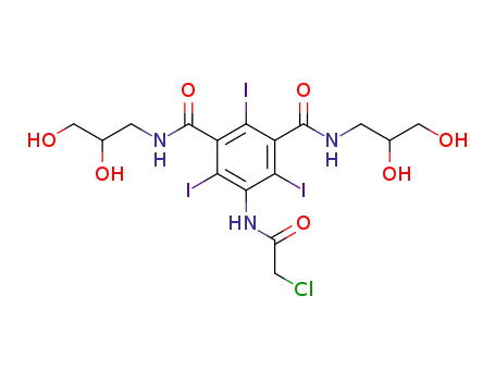 5-chloroacetamido-N,N'-bis-(2,3-dihydroxypropyl)-2,4,6-triiodo-1,3-benzenedicarboxamide