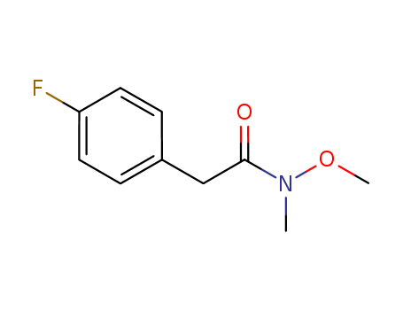 Benzeneacetamide, 4-fluoro-N-methoxy-N-methyl-