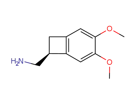 Molecular Structure of 869856-07-5 ((7S)-3,4-Dimethoxybicyclo[4.2.0]octa-1,3,5-triene-7-methanamine)