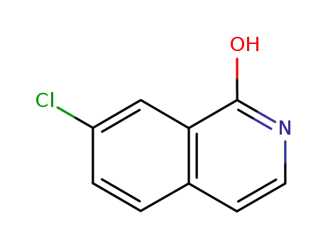 Molecular Structure of 24188-74-7 (7-CHLORO-1-HYDROXYISOQUINOLINE)