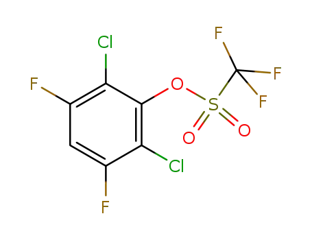 trifluoro-methanesulfonic acid 2,6-dichloro-3,5-difluoro-phenyl ester