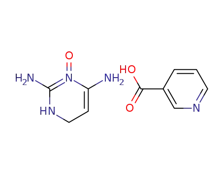 nicotinic acid salt of 2,4-diaminopyrimidine 3-oxide