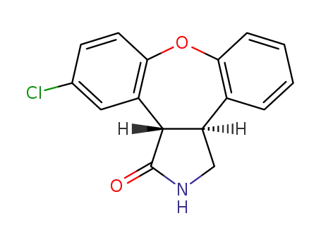 trans-11-chloro-2,3,3a,12b-tetrahydro-1H-dibenz[2,3:6,7]oxepino[4,5-c]pyrrol-1-one