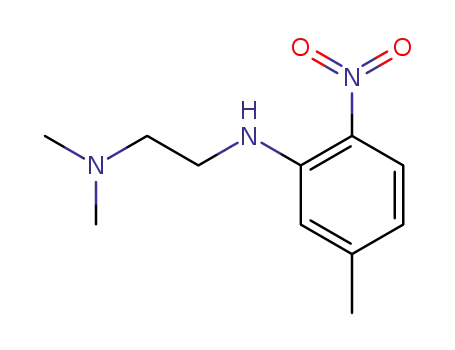 Molecular Structure of 138423-04-8 (1,2-Ethanediamine, N,N-dimethyl-N'-(5-methyl-2-nitrophenyl)-)
