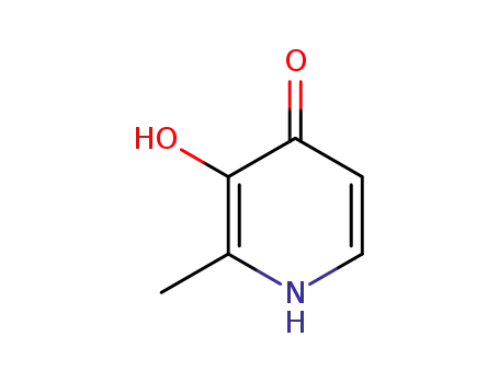 Molecular Structure of 17184-19-9 (3-HYDROXY-2-METHYL-4(1H)-PYRIDINONE)