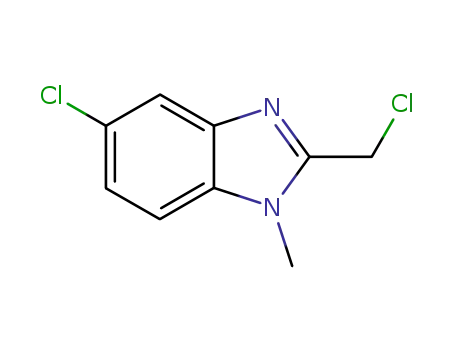 5-chloro-2-(chloromethyl)-1-methyl-1,3-benzodiazole