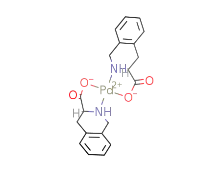 bis(tetrahydroisoquinolinecarboxylato)palladium