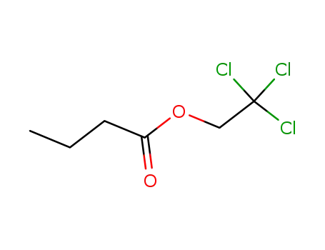 Molecular Structure of 57392-44-6 (2,2,2-TRICHLOROETHYL BUTYRATE)